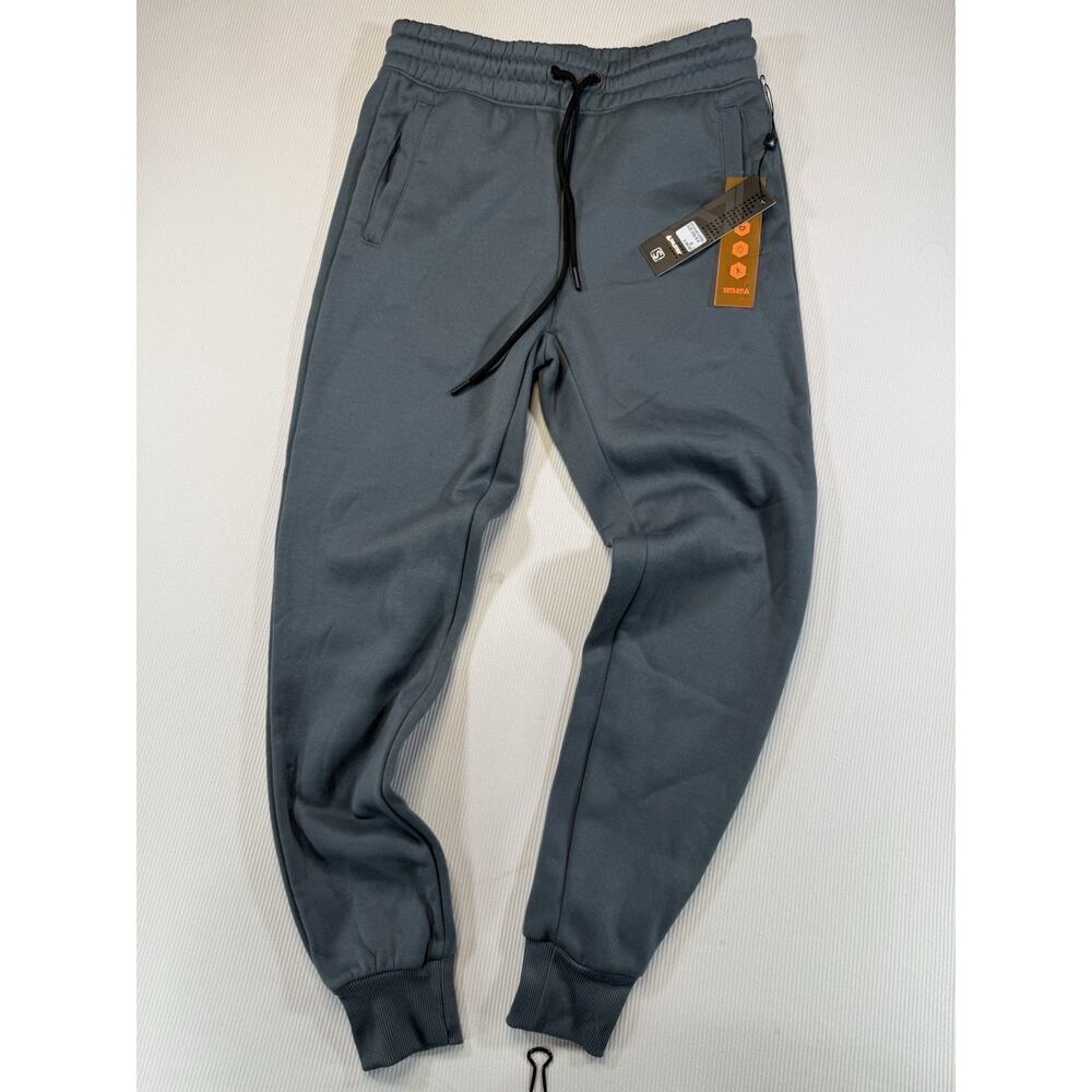 Athletex Jogger Sweatpants Small Steel Blue Cotton Blend NWT Athletic Pants